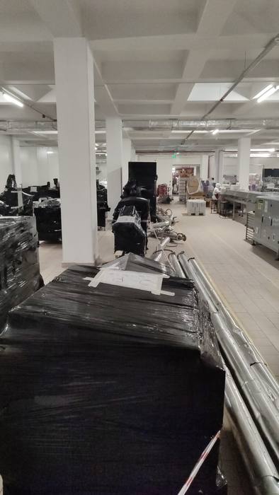 Belçika · Çikolata üretim hattı demontaj ve montajı