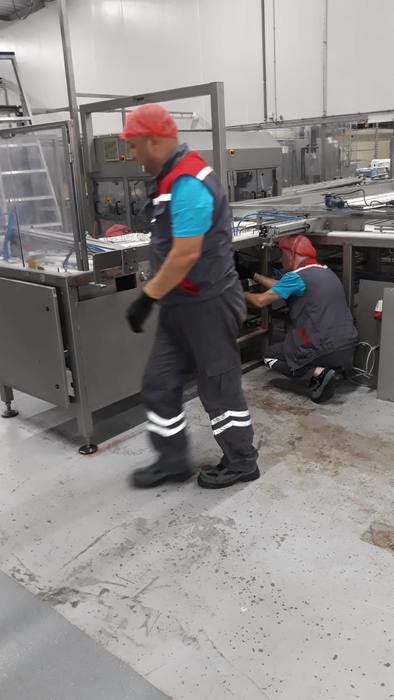 Belçika · Çikolata üretim hattı transferi